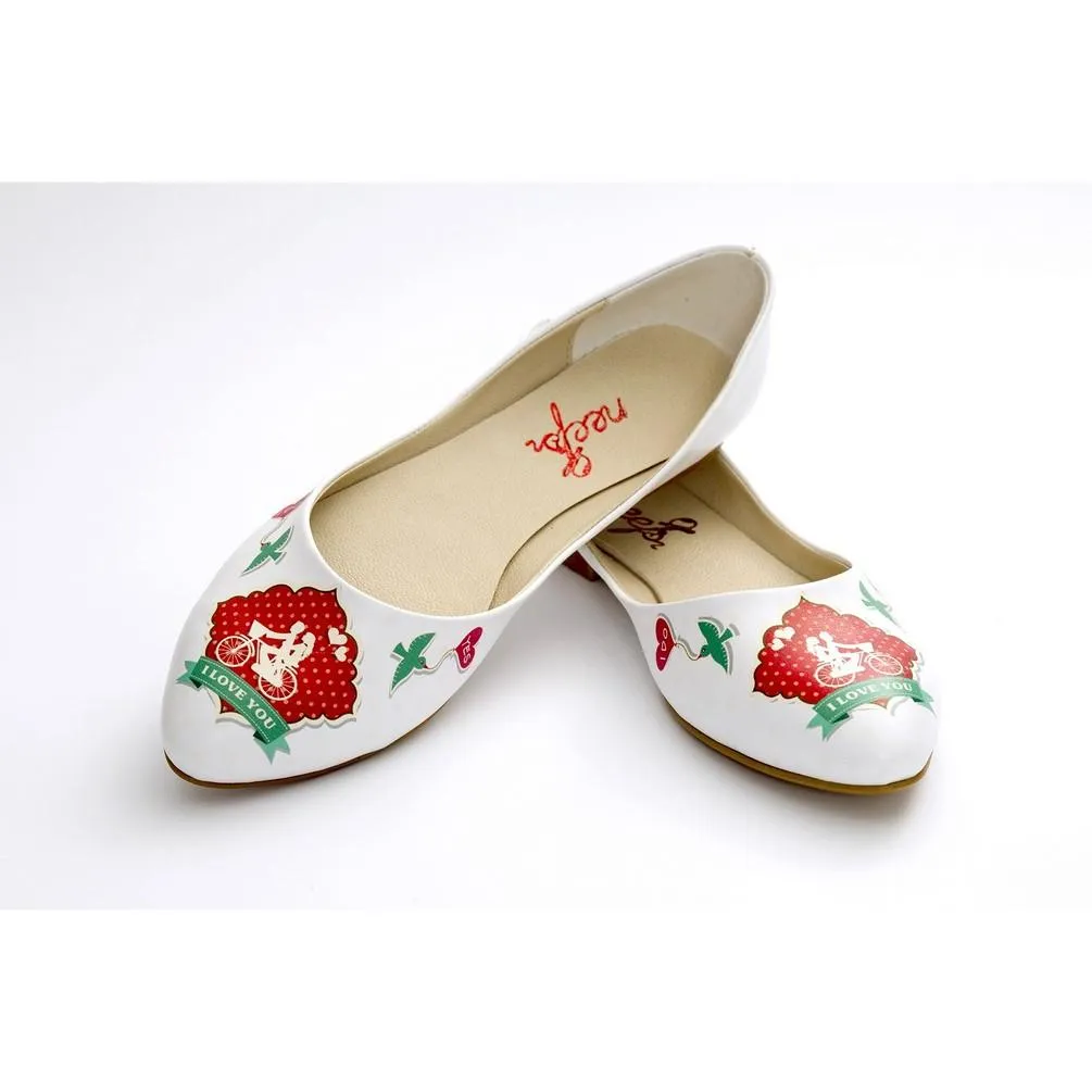 I Love You Ballerinas Shoes NSS353