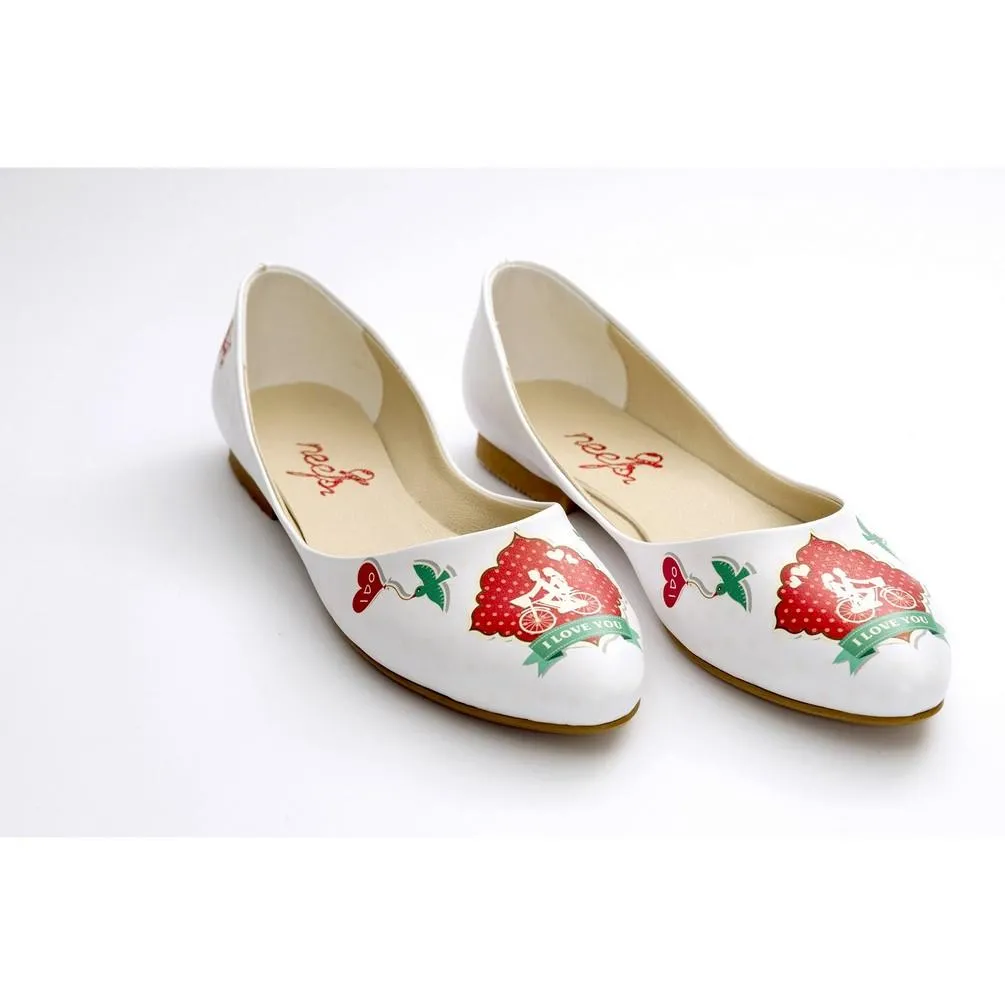 I Love You Ballerinas Shoes NSS353