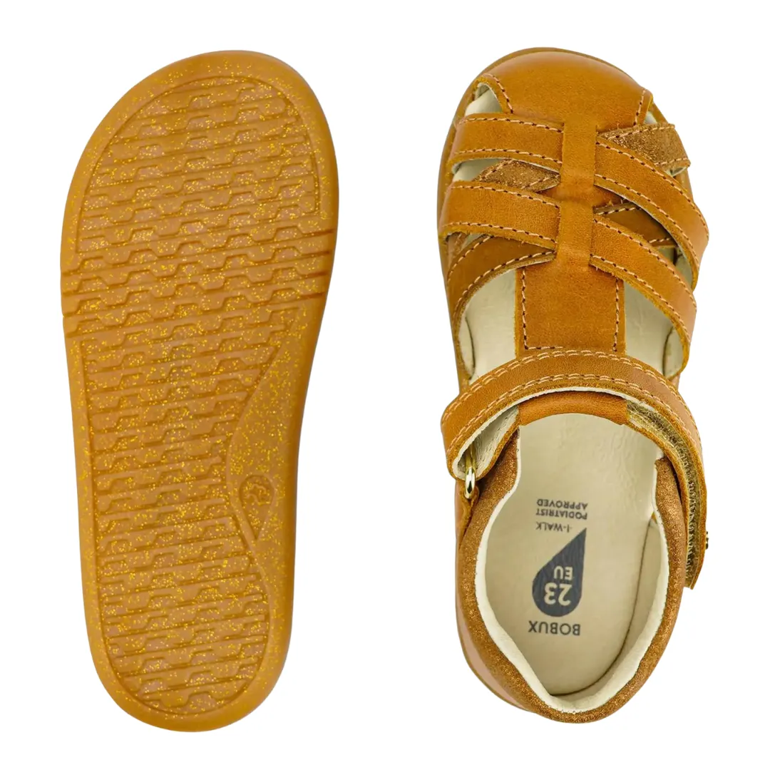 I-Walk Cross Jump Closed Sandal (Caramel)