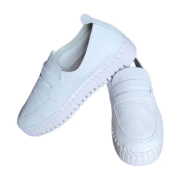 Ilse Jacobsen Tulip Textured Platform  - White