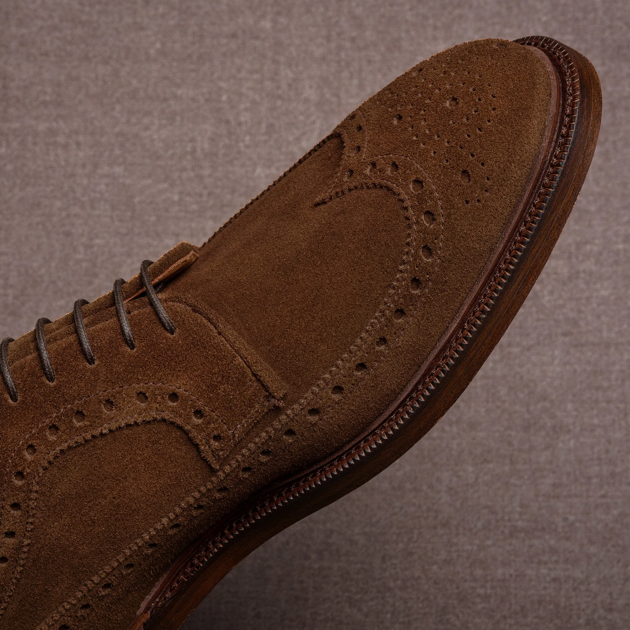 Jermyn Longwing Derby Brown Suede