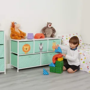 Jungle 5 Drawer Kids Storage Chest