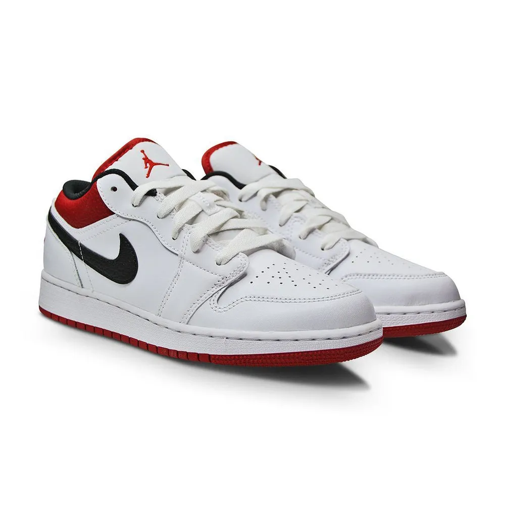 Juniors Nike Air Jordan 1 Low (GS) - 553560 118 - White gym Red Black