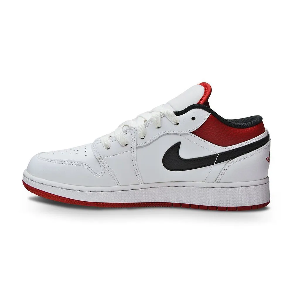 Juniors Nike Air Jordan 1 Low (GS) - 553560 118 - White gym Red Black