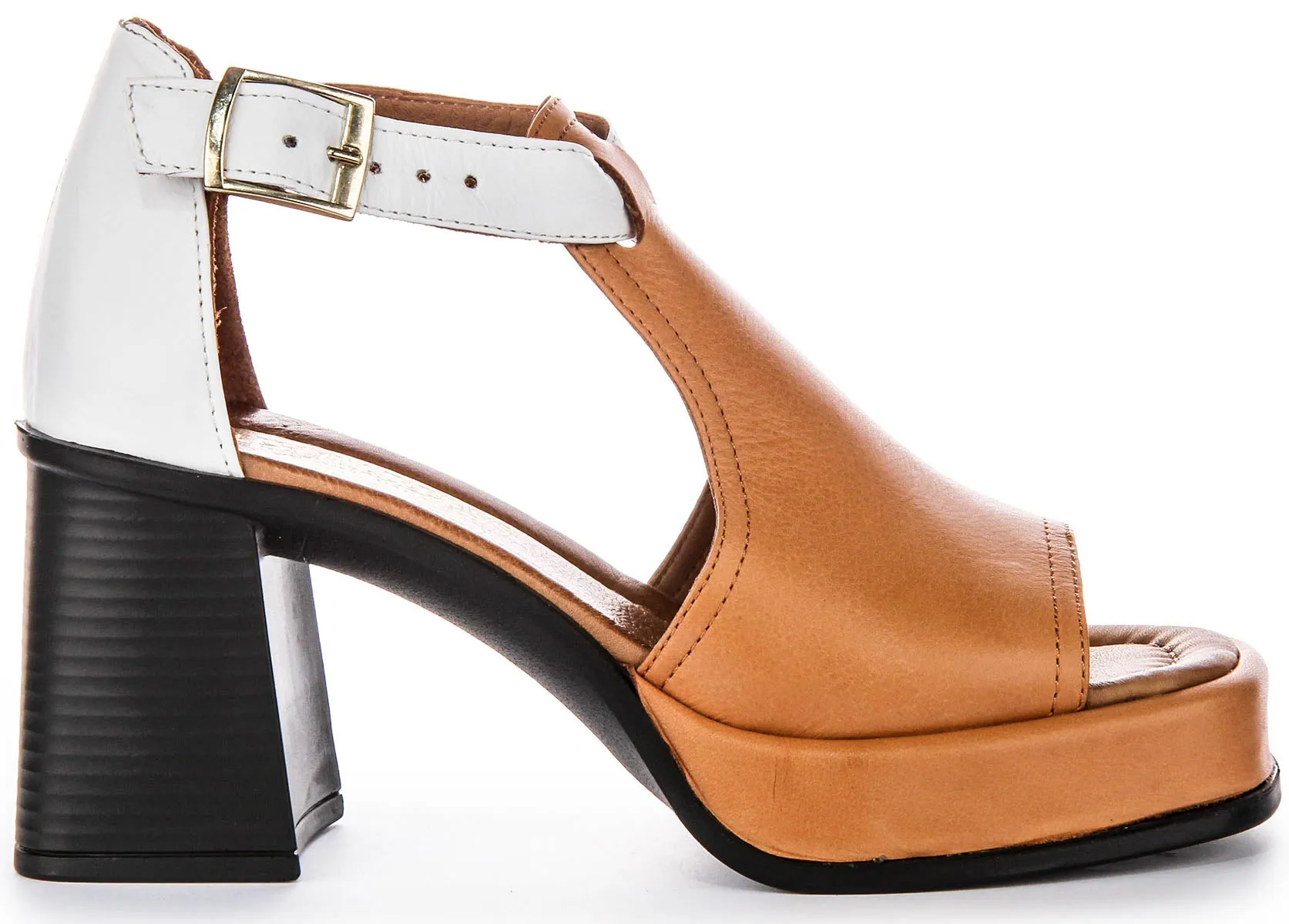 Justinreess England Gail In Brown White For Women