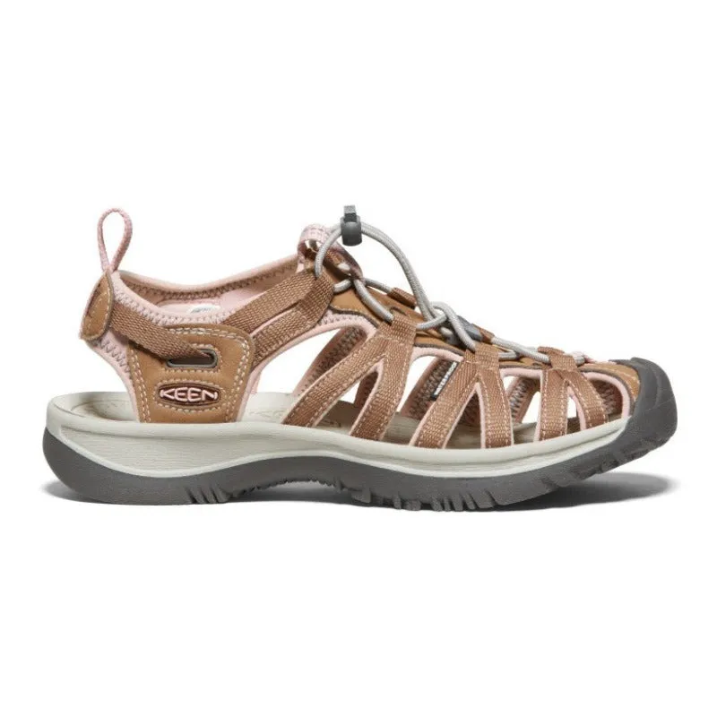 Keen Whisper Women's Walking Sandals - Toasted Coconut/Peach Whip