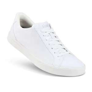 Kizik Irvine Ivory White Canvas Slip On