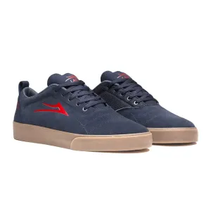 Lakai Bristol Shoes - Navy/Red Suede