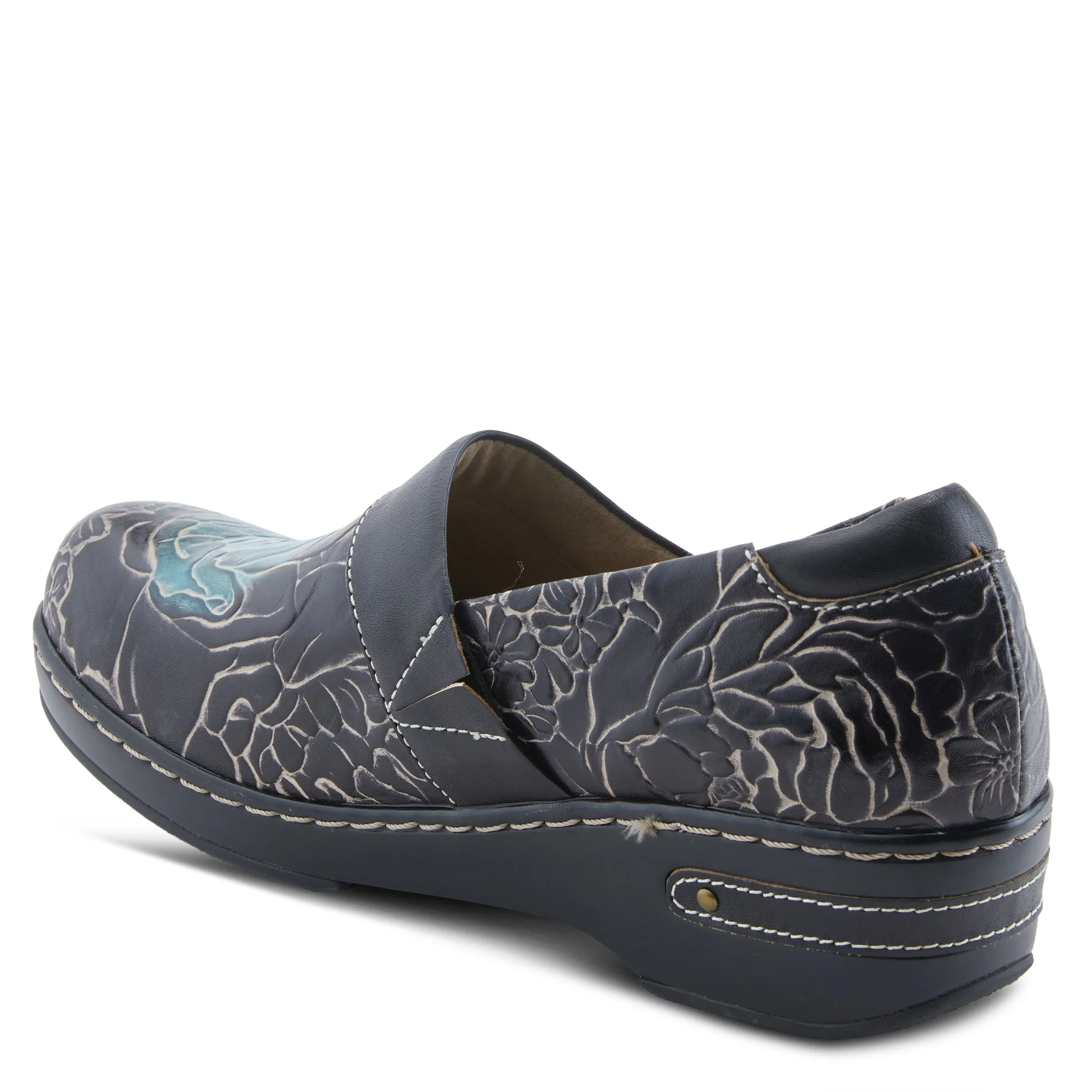 L`ARTISTE ELKAYJAY SLIP-ON CLOGS