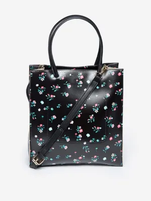 LOV Multicolour Floral Print Tote Bag