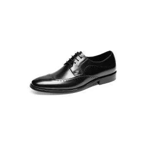 LuxeLeather Classy Derbies Dress Shoes