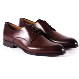 Made In Italy Leather Derby Dress Shoes