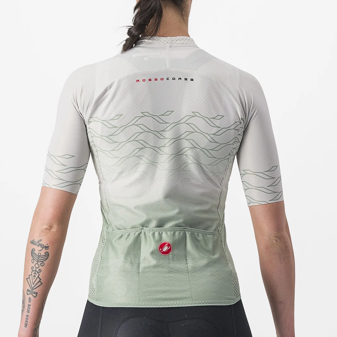 Maglia donna Castelli Climber's 2.0 - Bianco verde