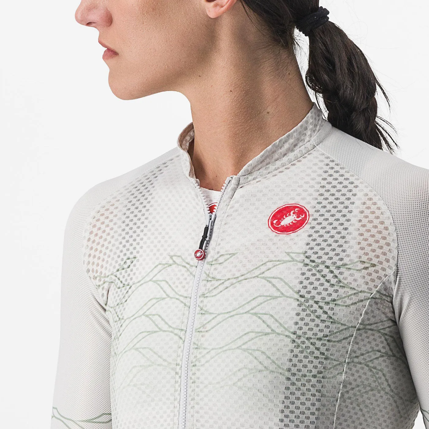 Maglia donna Castelli Climber's 2.0 - Bianco verde