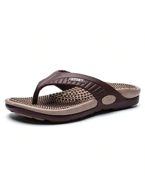 Men's Massage Anti-Skid Slipper: Quick-Drying Comfortable Indoor & Outdoor Sandals Summer Flip Flop