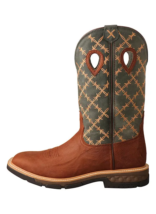 Men's Twisted X Mocha & Slate Work Boot