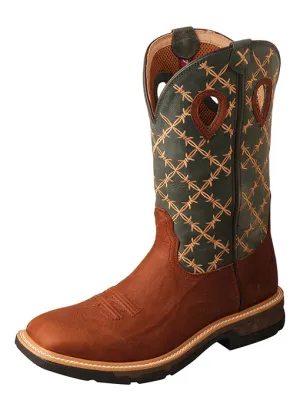 Men's Twisted X Mocha & Slate Work Boot