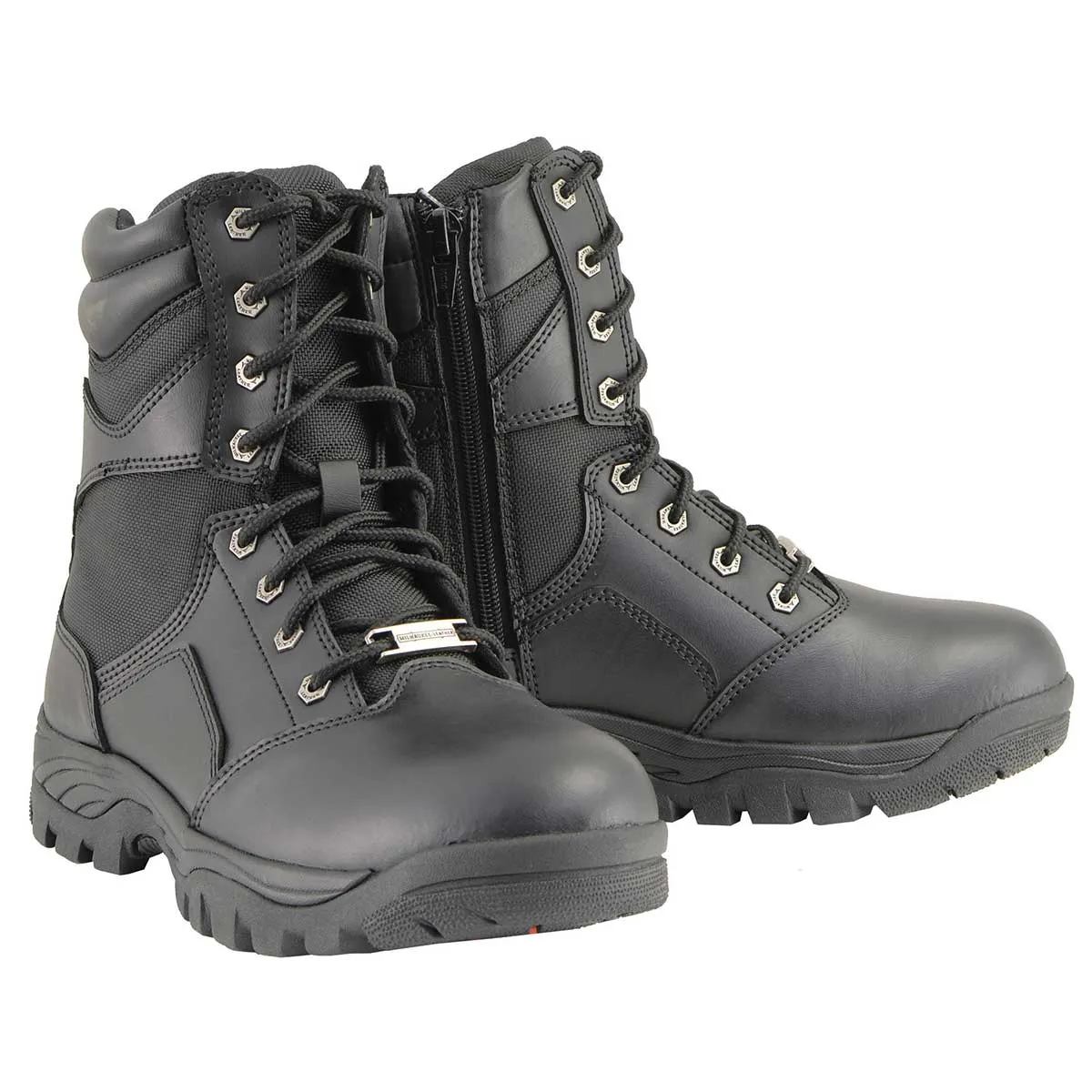 Milwaukee Leather MBM9135 Men’s Black Lace-Up Waterproof Work Boots