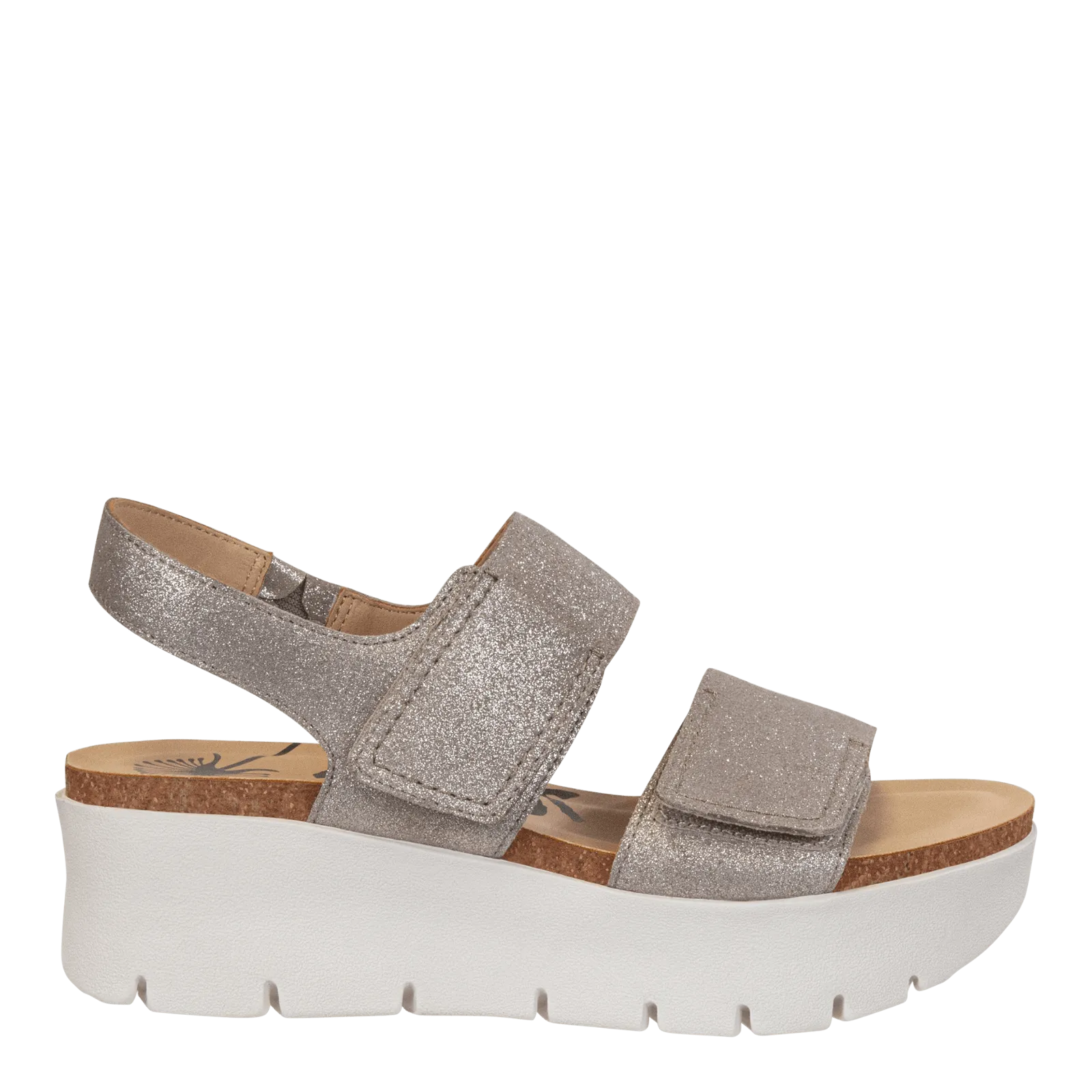 MONTANE in SILVER Platform Sandals