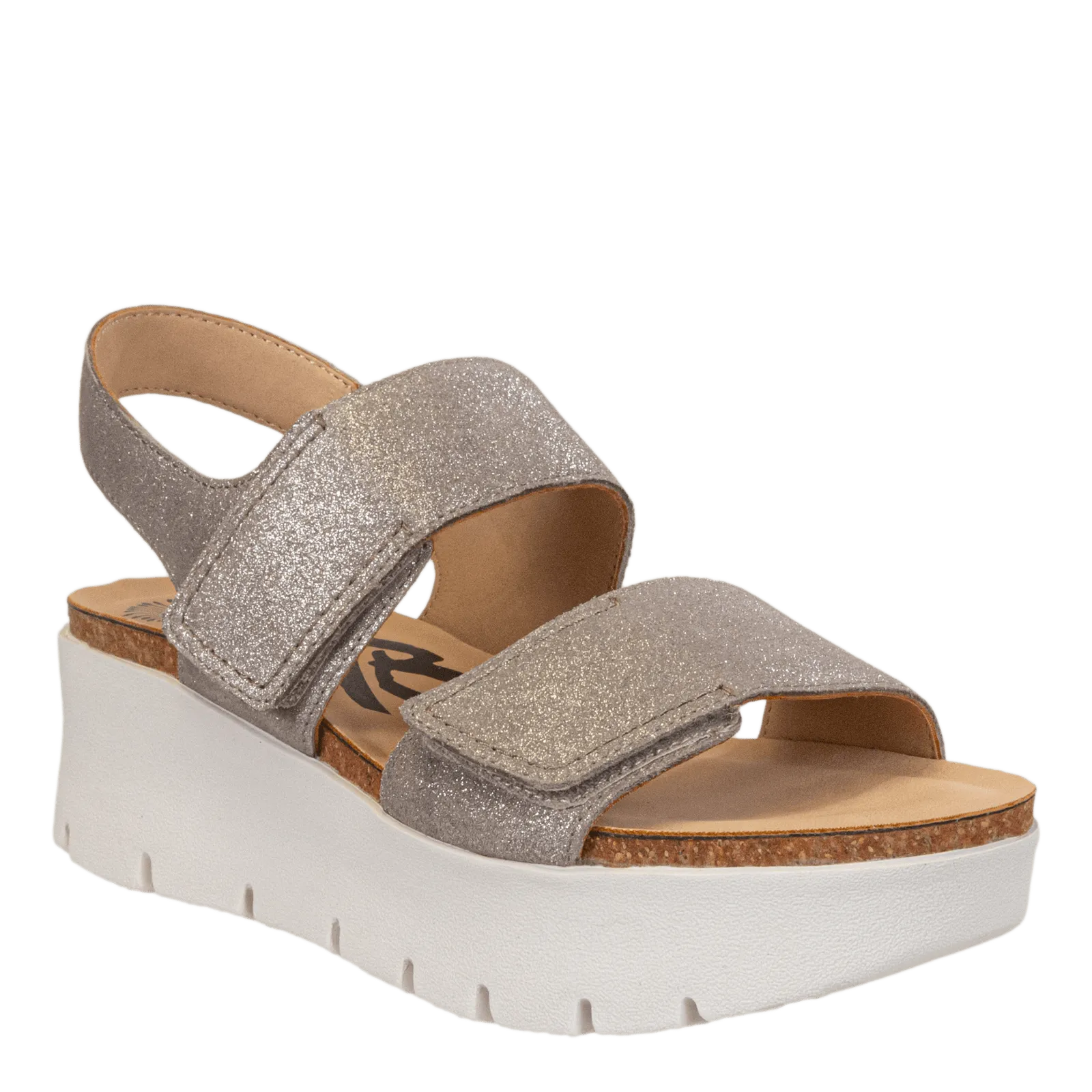 MONTANE in SILVER Platform Sandals