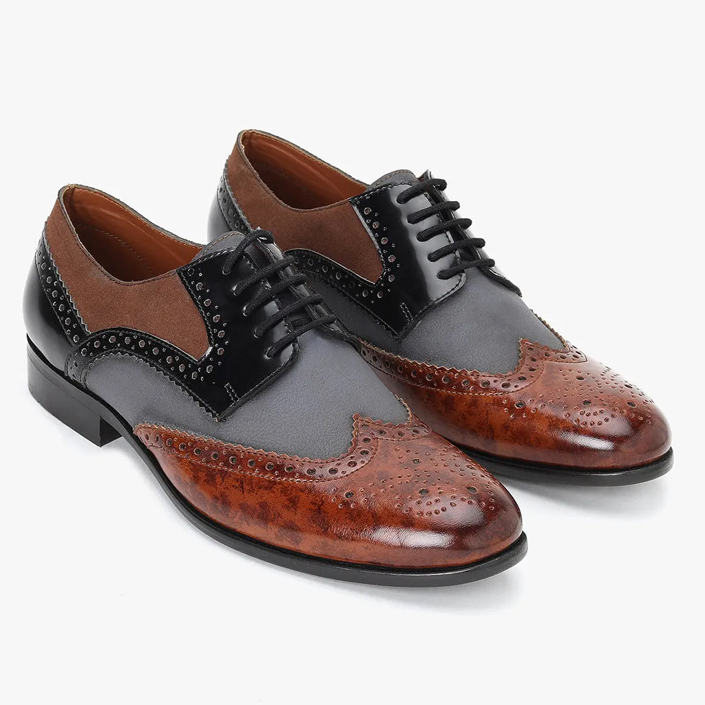 MULTI TONE BROGUES - HEIGHT ELEVATION