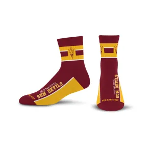 NCAA Arizona State Sun Devils For Bare Feet Lil' Deuce Ankle Socks