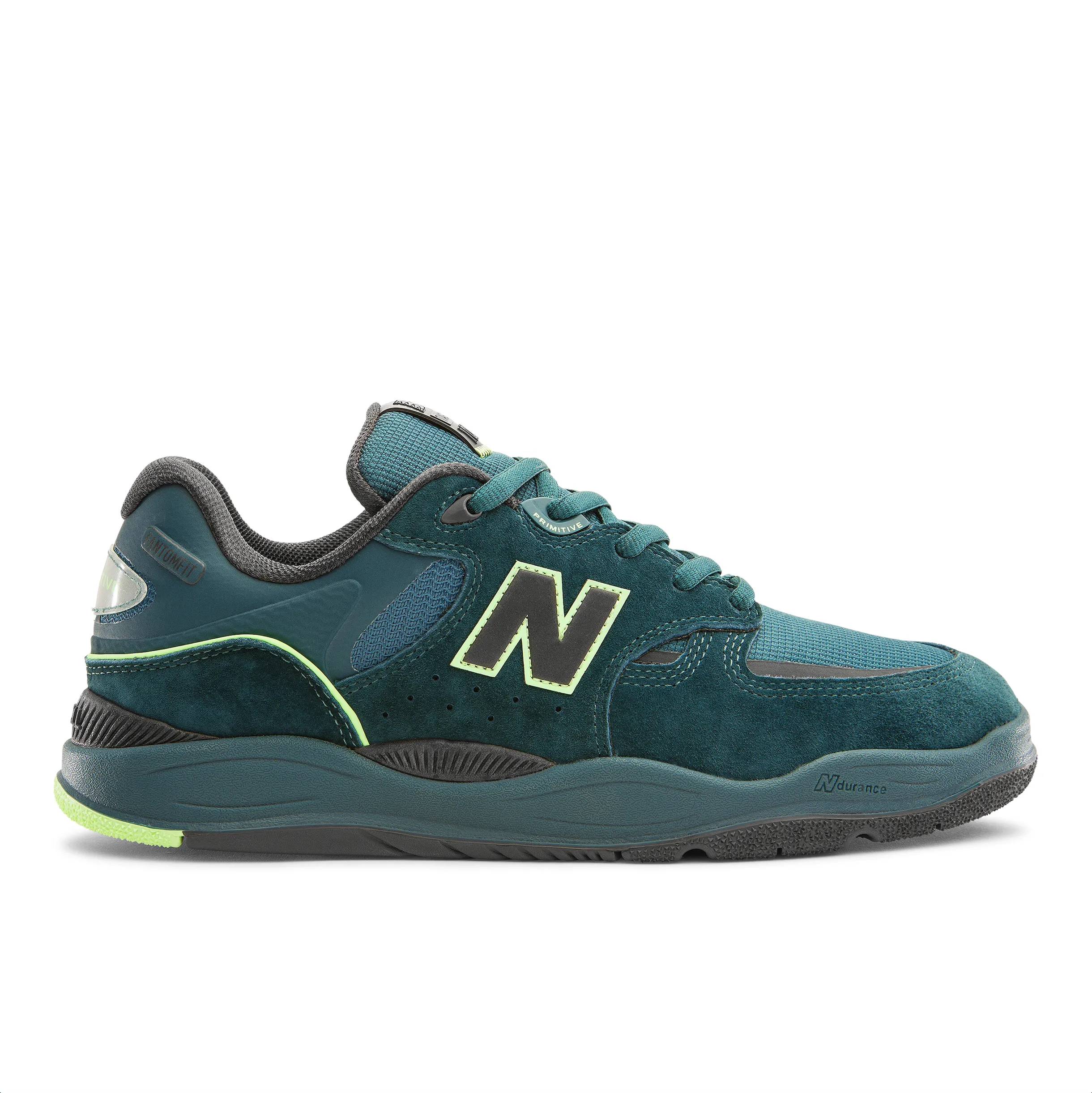 New Balance Numeric Tiago 1010 - Deep Teal / Lime Green