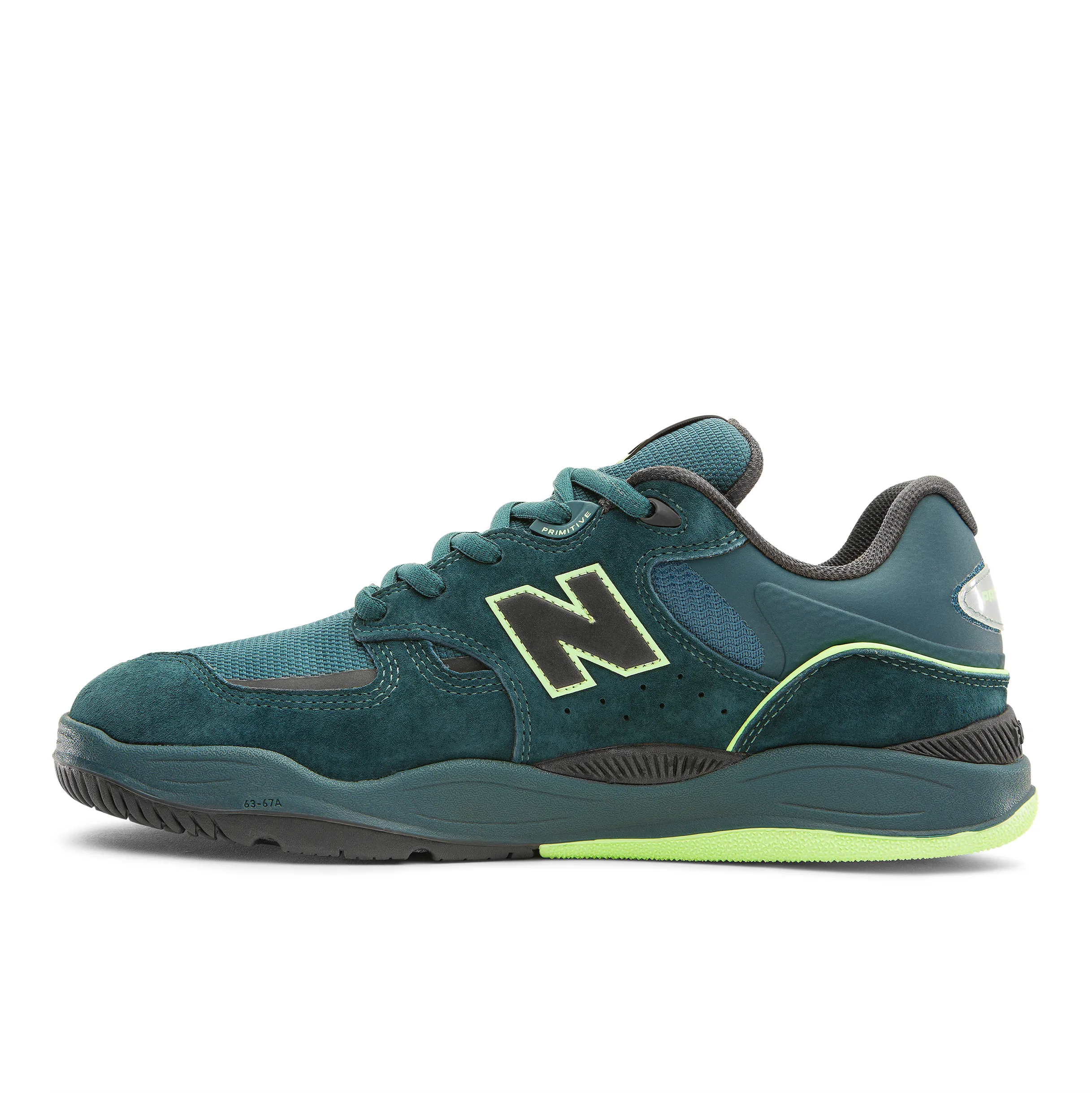 New Balance Numeric Tiago 1010 - Deep Teal / Lime Green