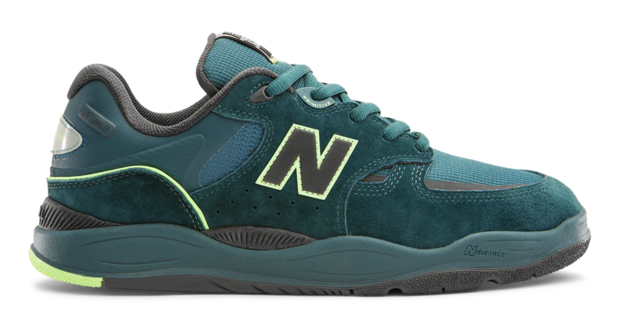 New Balance Numeric Tiago 1010 - Deep Teal / Lime Green