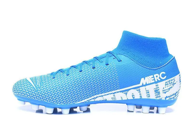 Nike Superfly 7 Academy CR7 AG Soccers Cleats Shoes Blue Sea