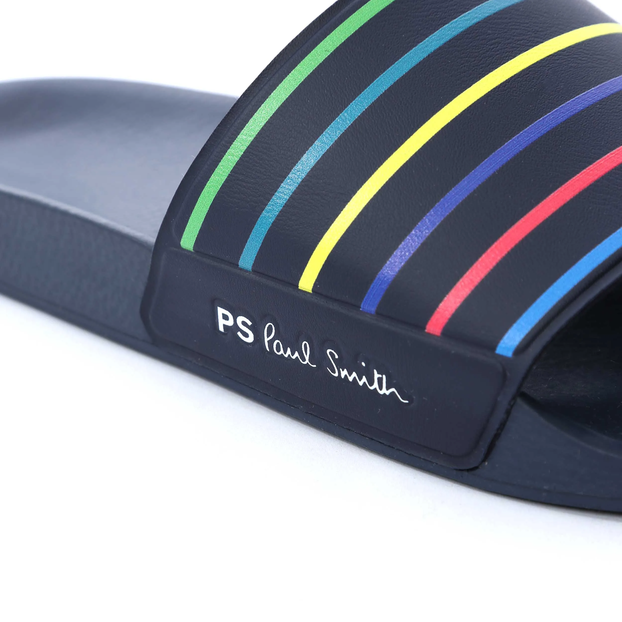 Paul Smith Nyro Stripe Slide in Navy