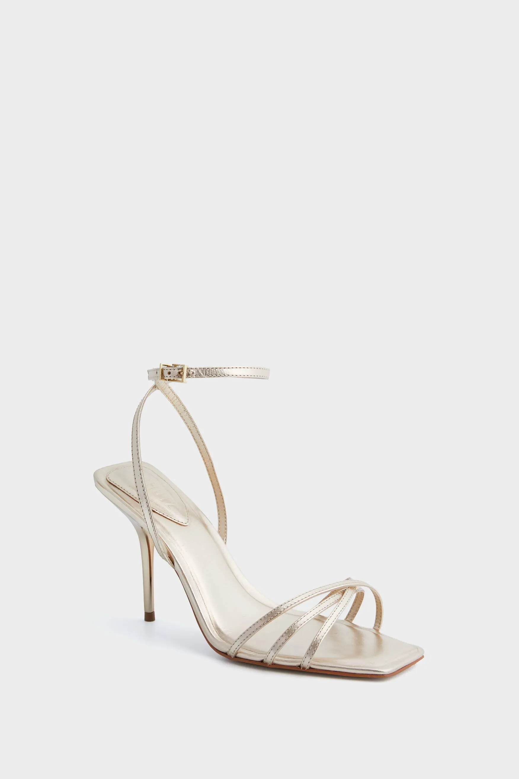 Platina Amelia Square Heels