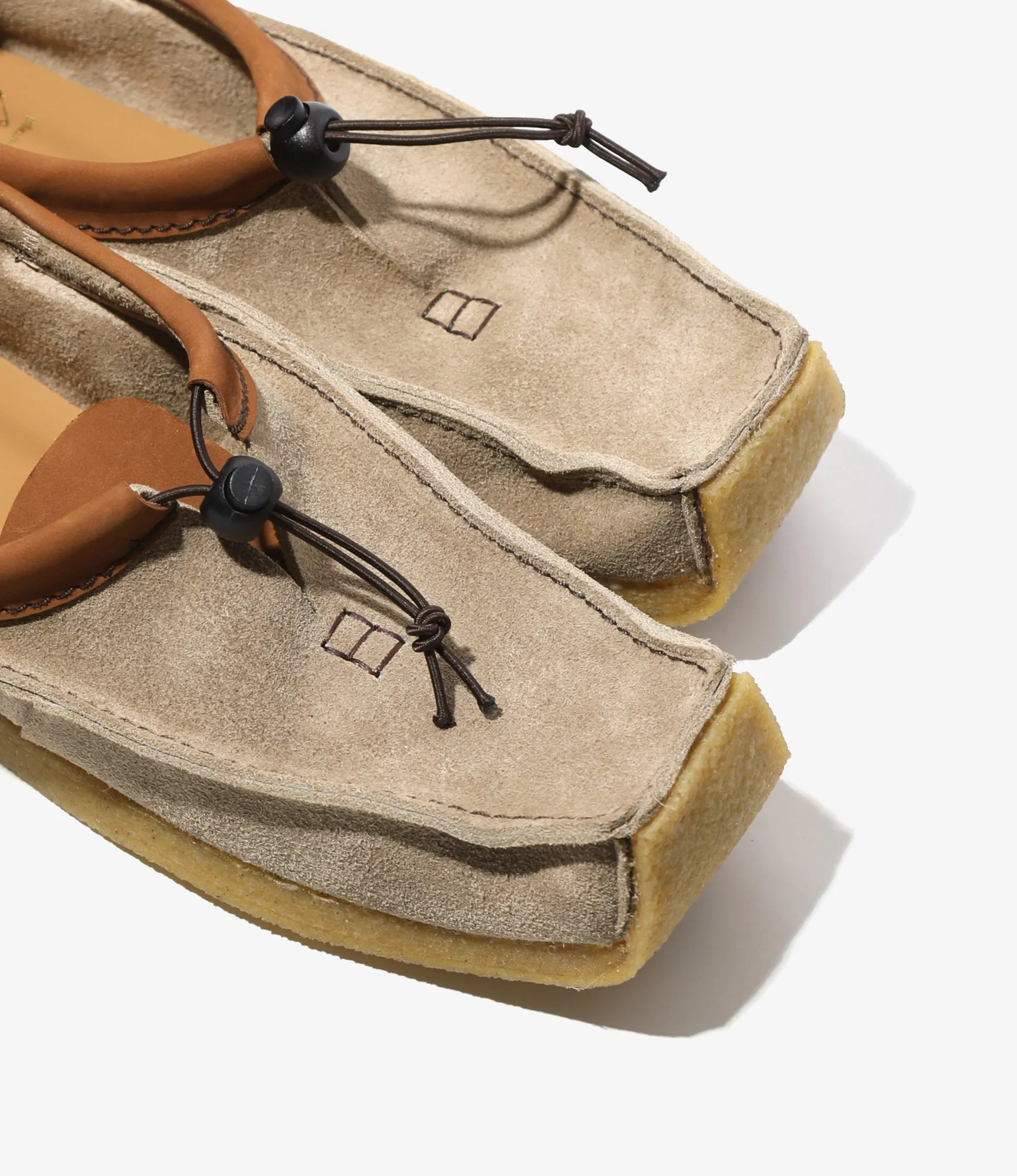 QR Moccasin Low / Suede - Sand