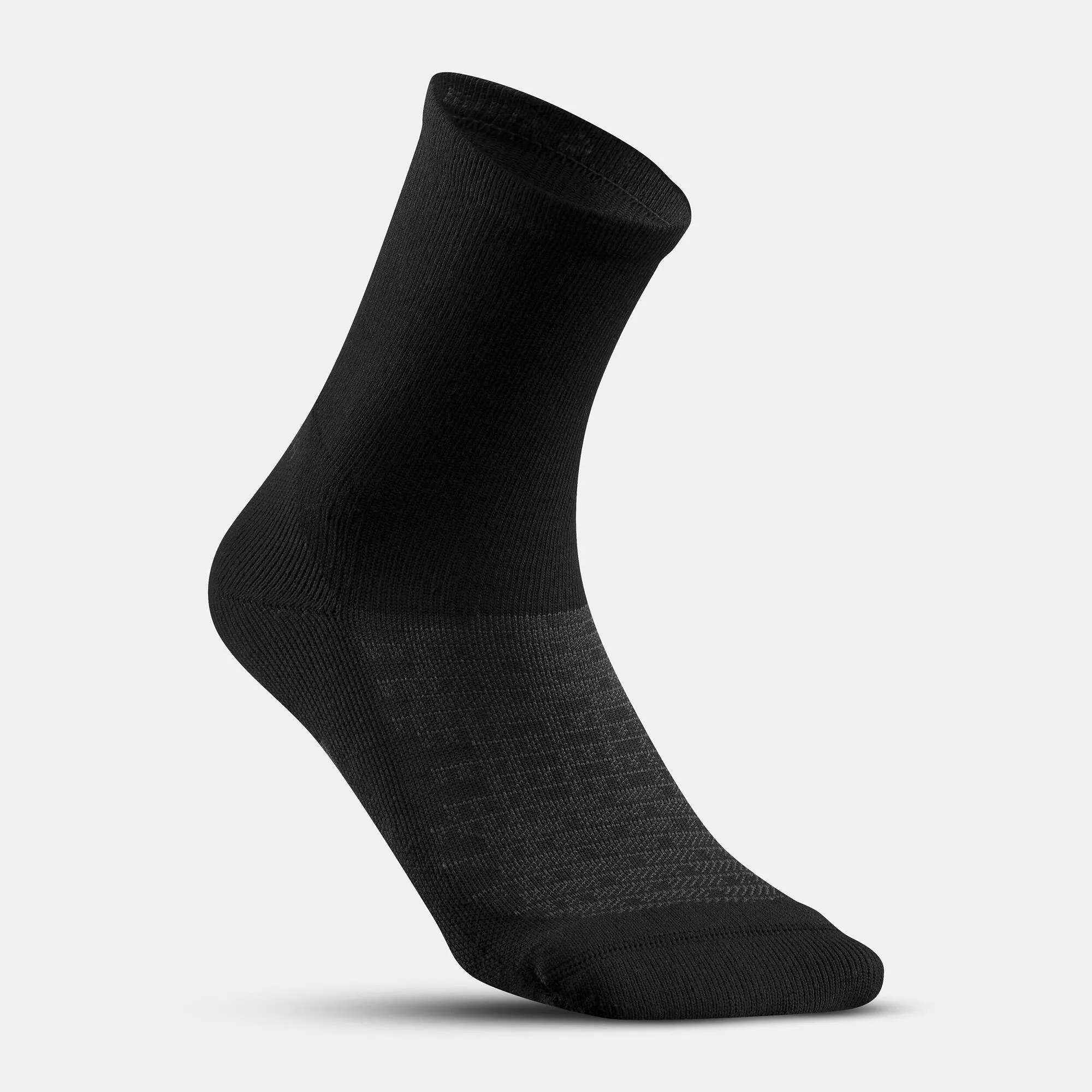 Quechua Sock Hike 100 High 2-Pack - black