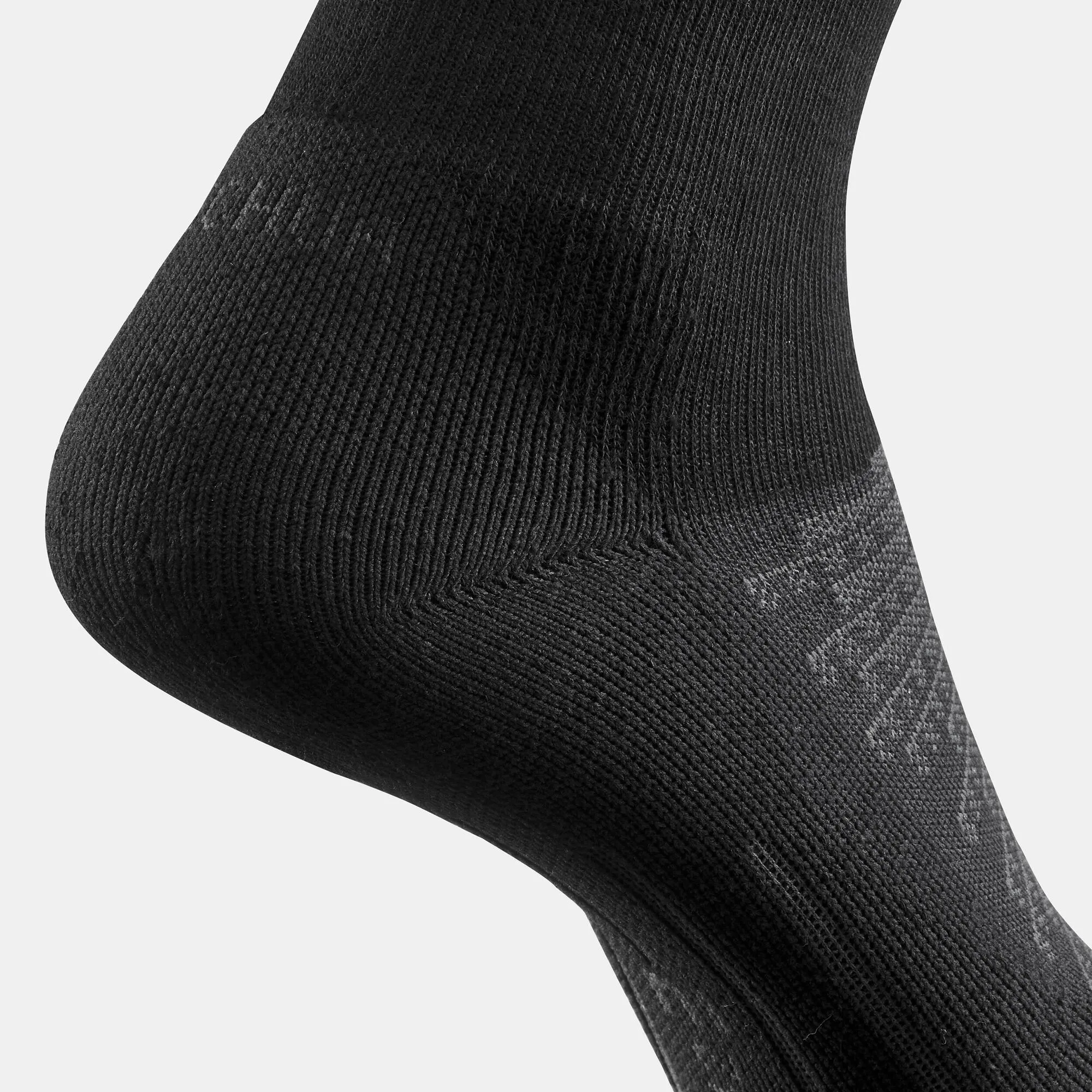 Quechua Sock Hike 100 High 2-Pack - black