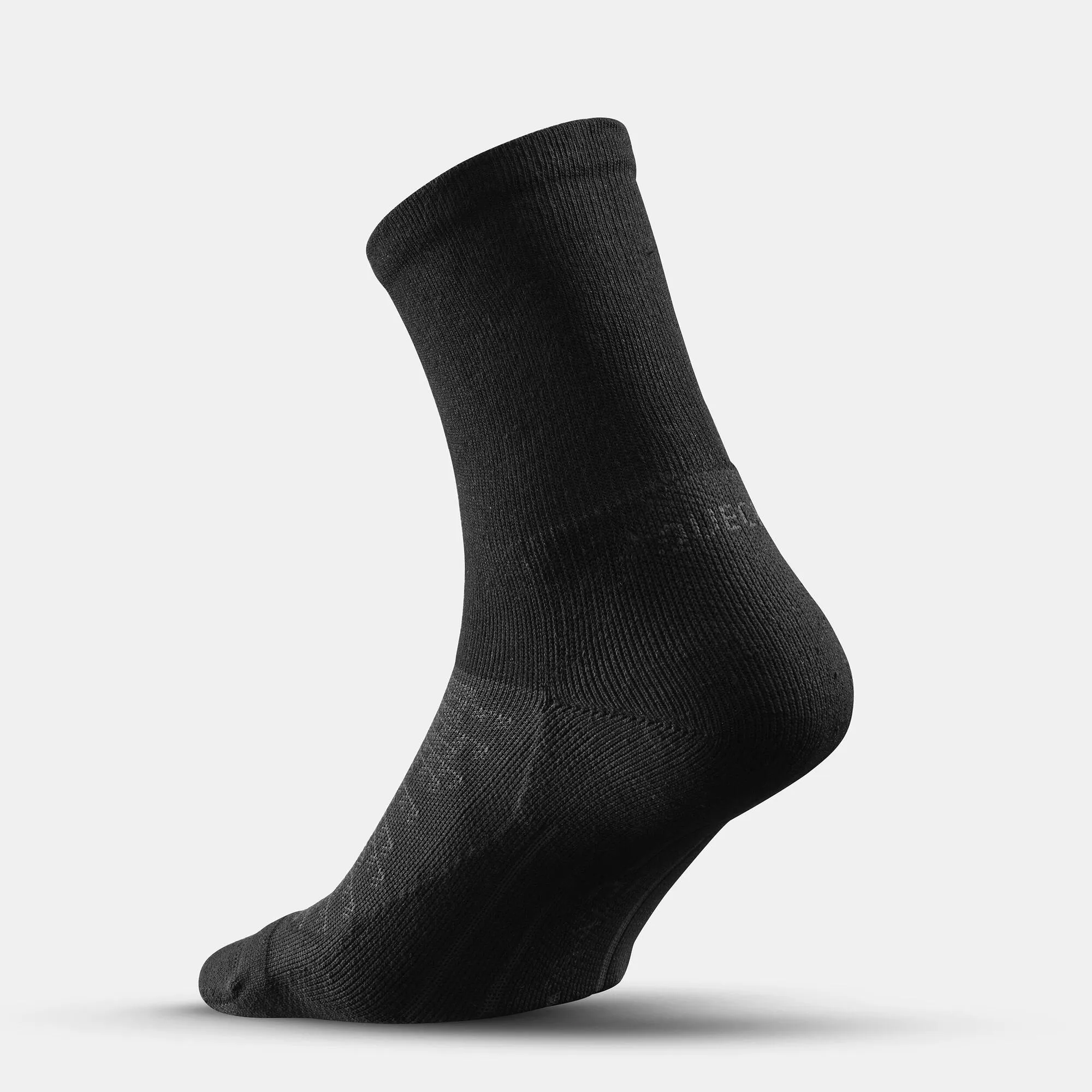 Quechua Sock Hike 100 High 2-Pack - black