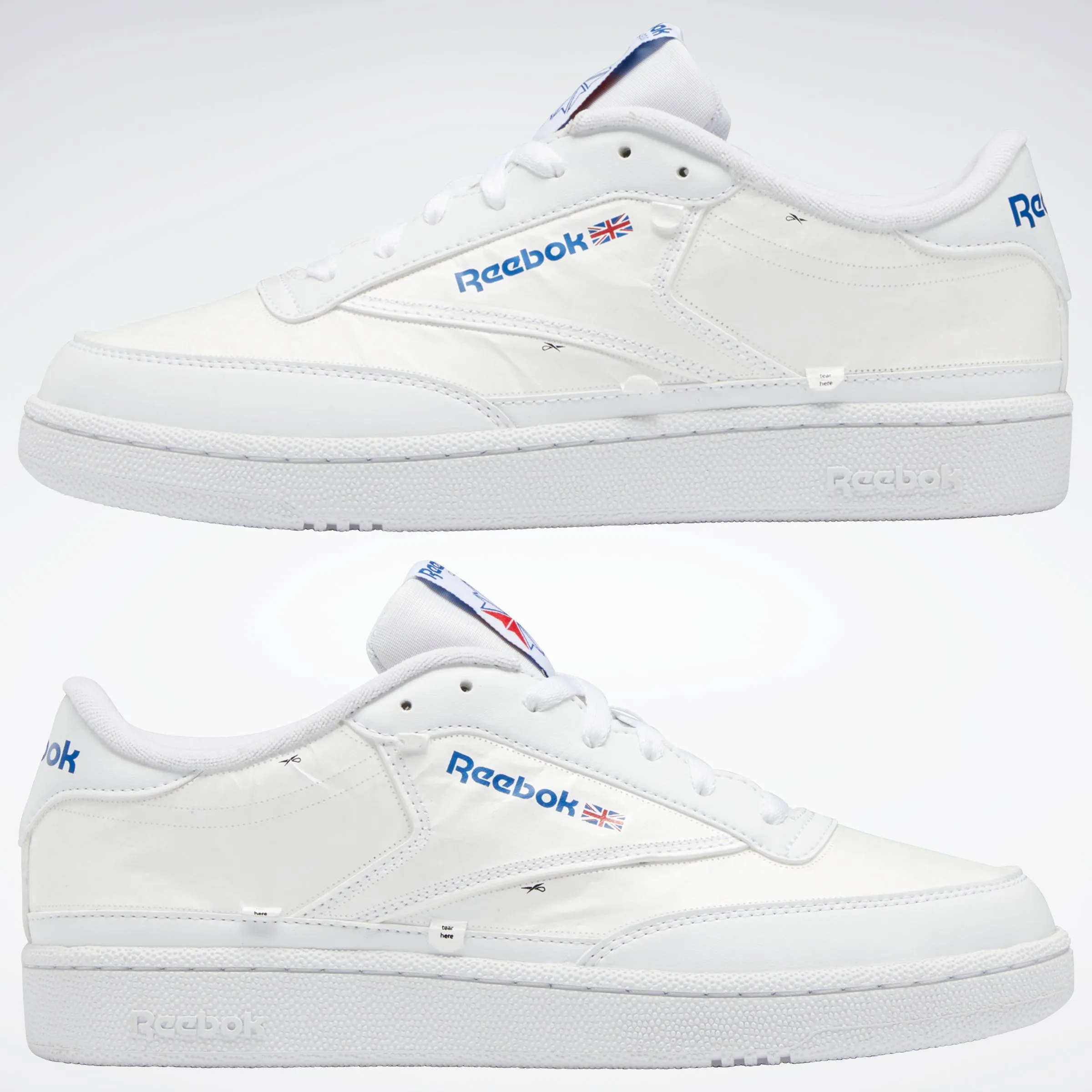 Reebok Footwear Men Club C 85 X U Shoes Ftwwht/Ftwwht/Vecblu