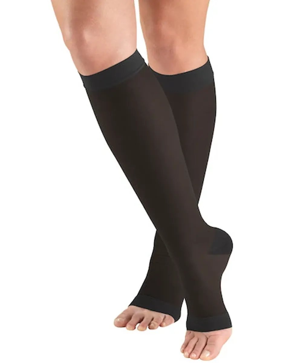 ReliefWear Women's LITES 8-15 mmHg Knee High Open Toe Support Stockings