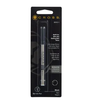 Rollerball Pen Refill Black Slim