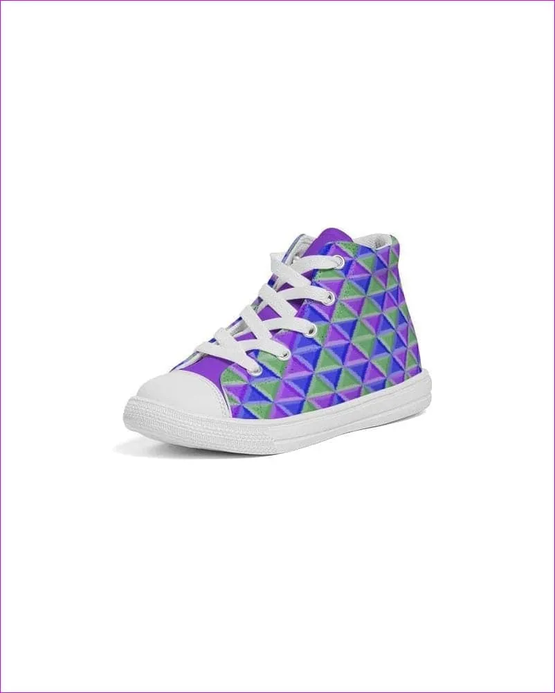 Royal Pyramid Kids Hightop Canvas Shoe