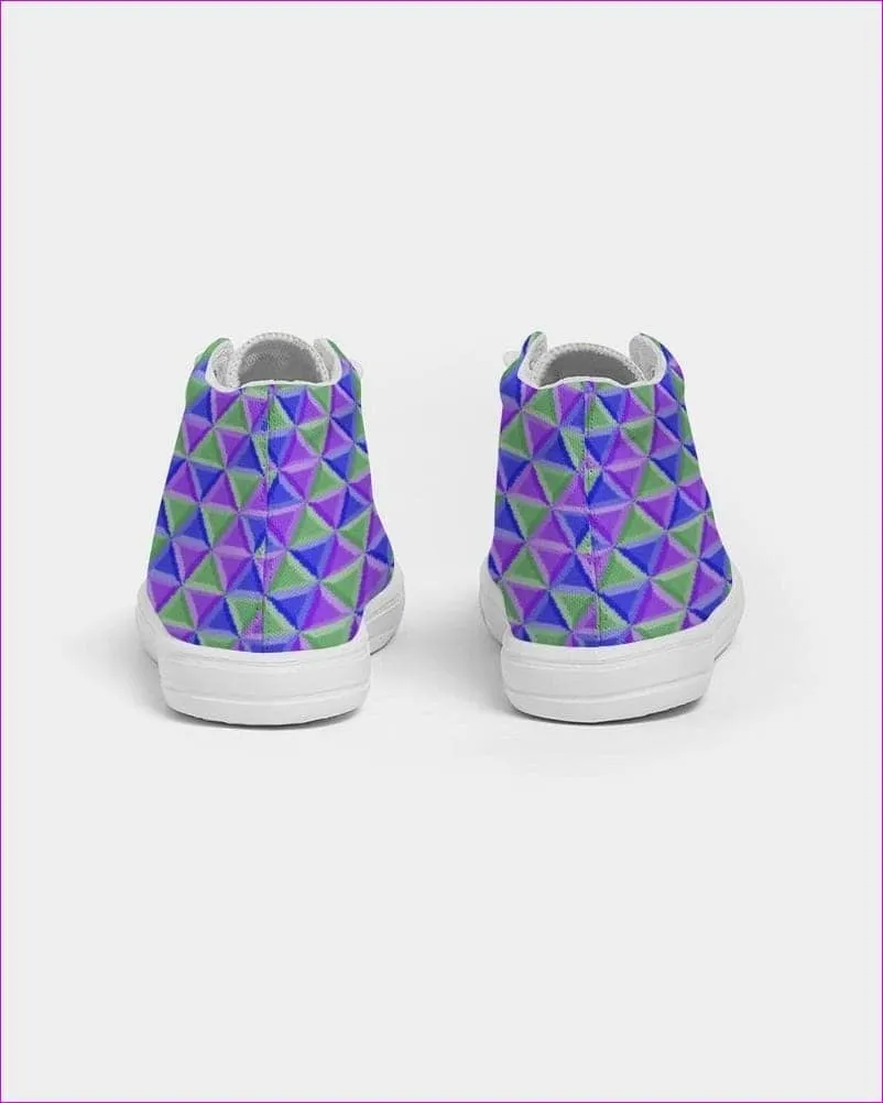 Royal Pyramid Kids Hightop Canvas Shoe