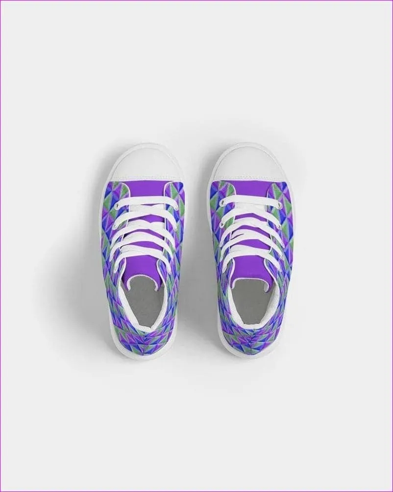 Royal Pyramid Kids Hightop Canvas Shoe