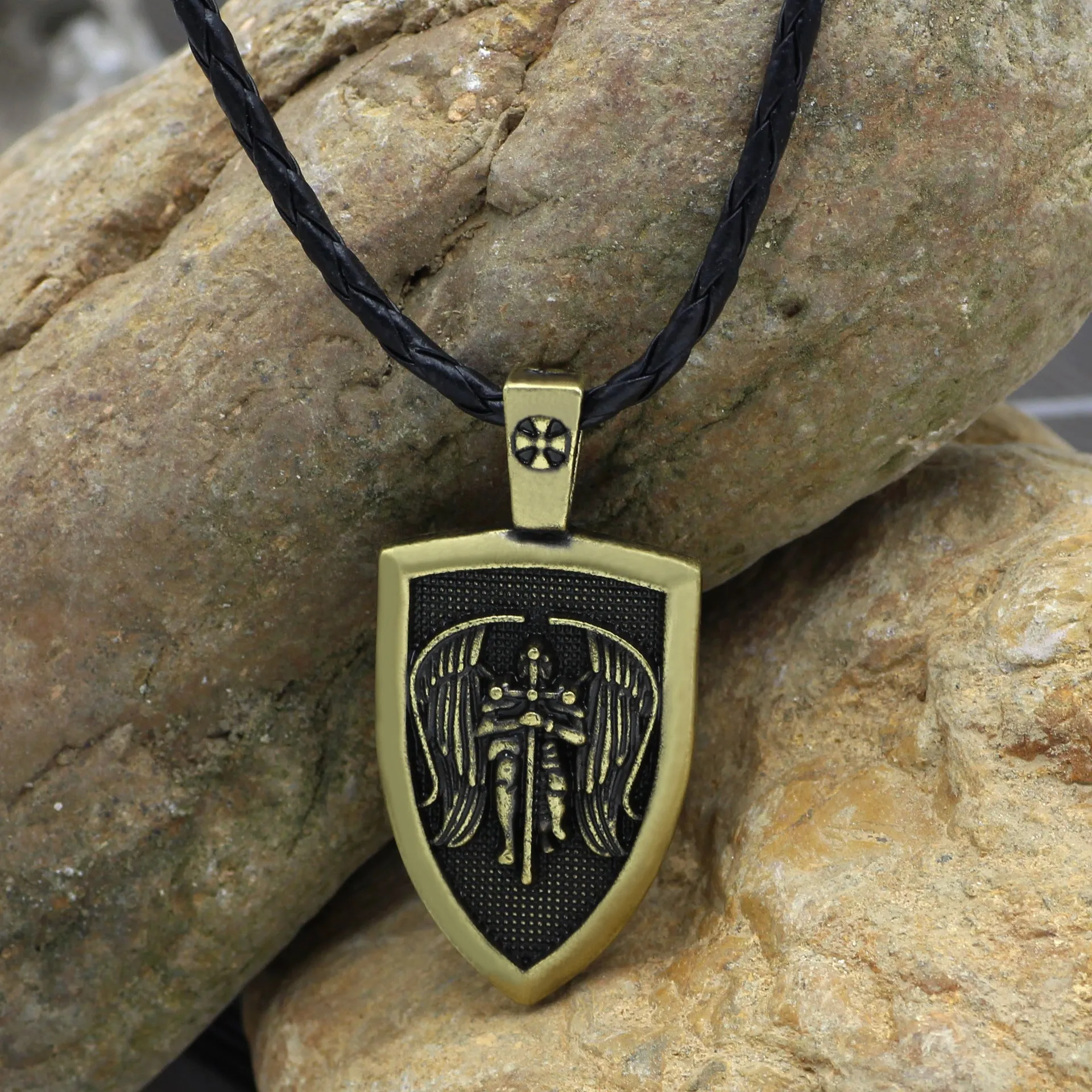 Saint Michael Archangel Pendant Necklace