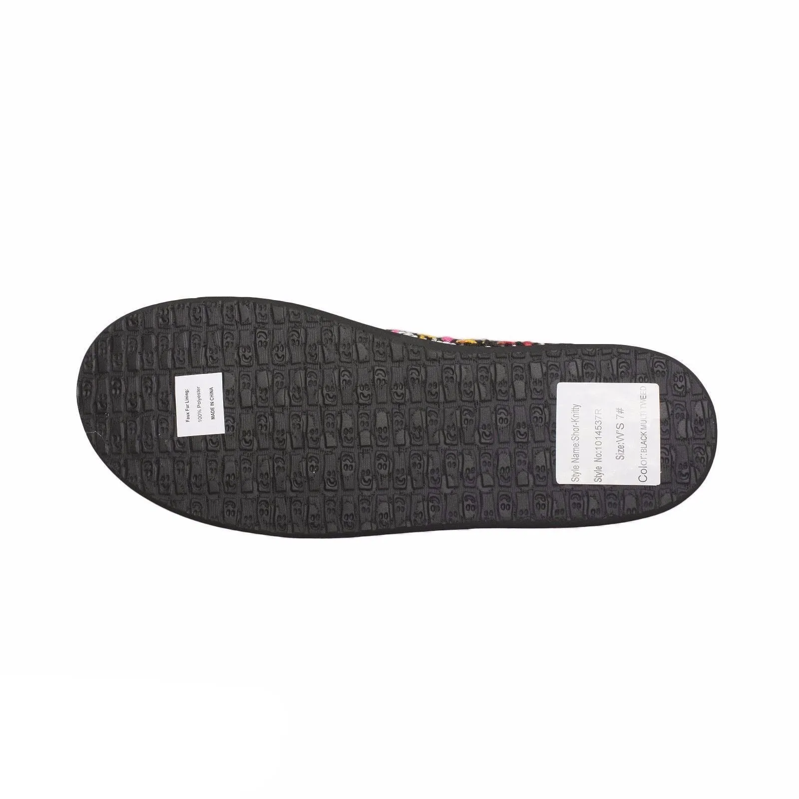 Sanuk Short Knitty Black Multi Tweed Shoes