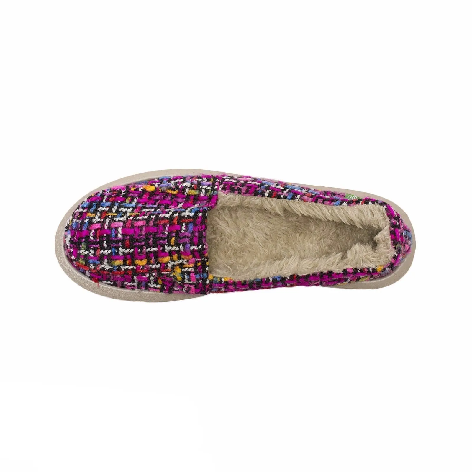 Sanuk Short Knitty Fuchsia Multi Tweed Shoes