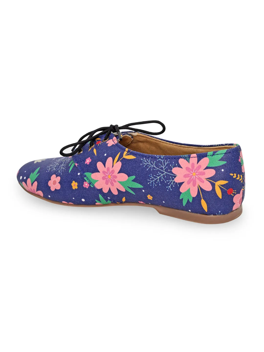 Sapphire Flower Power Oxfords