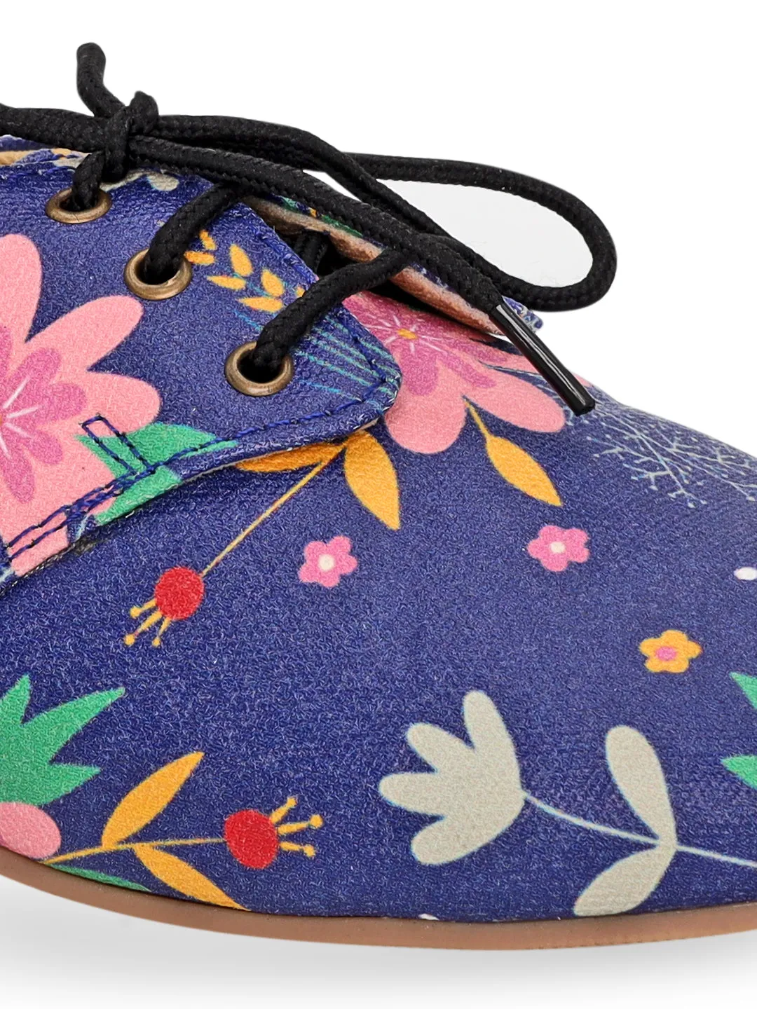 Sapphire Flower Power Oxfords