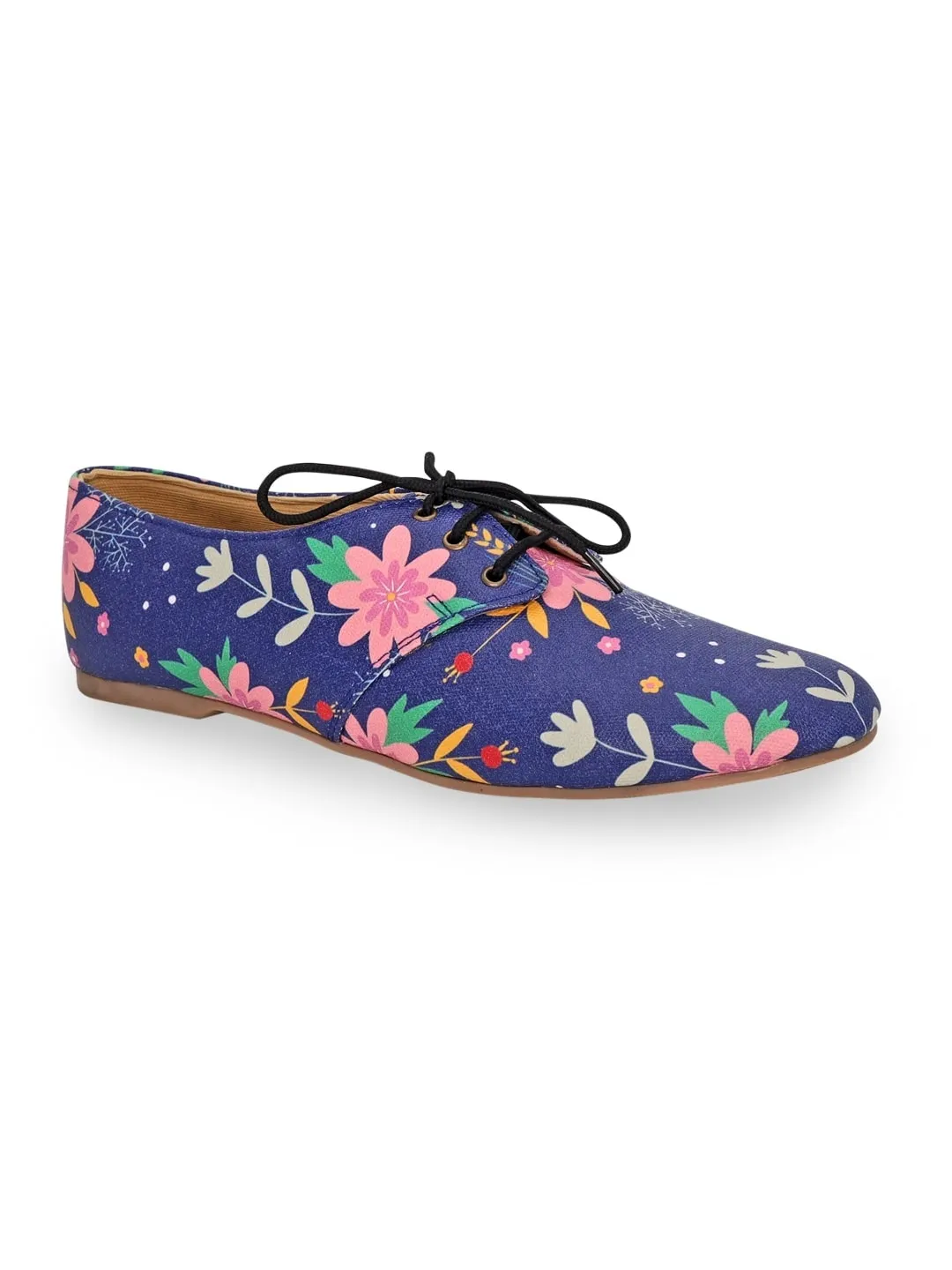 Sapphire Flower Power Oxfords