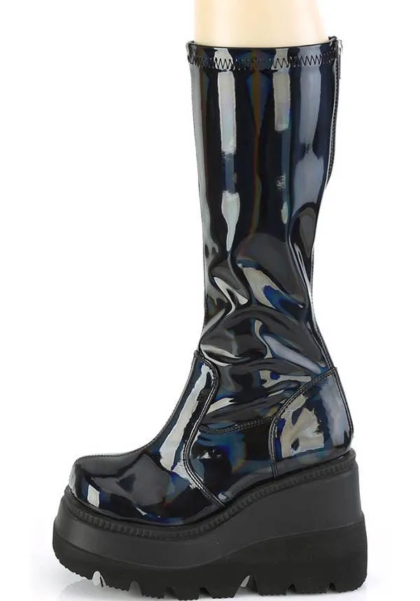 SHAKER-65 [Black Holo] | PLATFORM BOOTS [PREORDER]