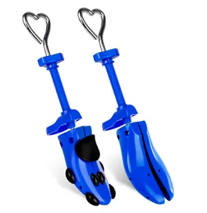 Shoe Stretcher for Women Men, Pair of 4-way Color Blue